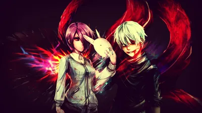 Tokyo Ghoul, Kaneki Ken, Touka Kirishima Обои HD / Обои для рабочего стола и мобильного телефона картинки