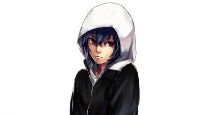 Скачать Touka Kirishima Anime Girl Hoodie Wallpaper картинки