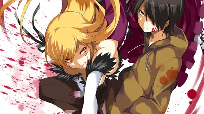 HD обои на рабочий стол: Аниме, Monogatari (Series), Shinobu Oshino, Kiss Shot Acerola Orion Heart Under Blade скачать бесплатно картинку #901502 картинки