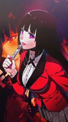 Скачать обои ID: 394958 / Anime Kakegurui Phone Wallpaper, Yumeko Jabami, 1080x1920 скачать бесплатно картинки