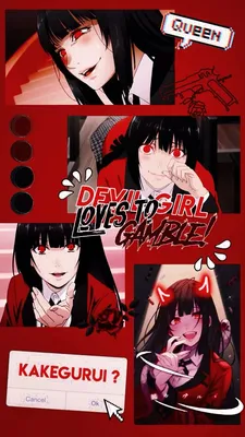 Kakegurui Yumeko Jabami Обои ♥️🖤 | Симпатичные аниме обои, Аниме, Аниме обои картинки