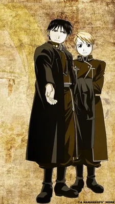 Скачать обои ID: 418403 / Аниме FullMetal Alchemist Phone Wallpaper, Riza Hawkeye, Roy Mustang, 1080x1920 скачать бесплатно картинки