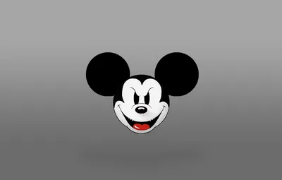 Обои Disney, Микки Маус, Mickey Mouse, evil Mickey картинки на рабочий  стол, раздел минимализм - скачать картинки