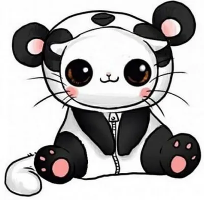 няшные рисунки для срисовки - Поиск в Google | Cute panda drawing, Cute  drawings, Cute animal drawings картинки