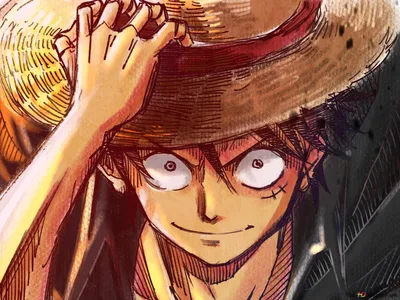 One Piece - Straw Hat Monkey D. Luffy 2K обои скачать картинки