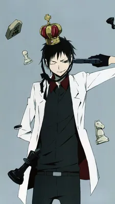 Скачать обои ID: 467100 / Anime Durarara!!, Изая Орихара, Шизуо Хейваджима, 720x1280 скачать бесплатно картинки