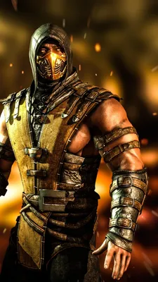 Обои mortal kombat x, Скорпион, мортал комбат, фигурка, компьютерная игра  на телефон Android, 1080x1920 картинки и фото бесплатно картинки