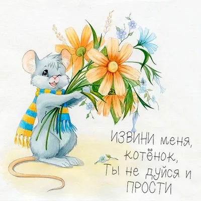 Прикольные картинки и смешные открытки со словом прости картинки