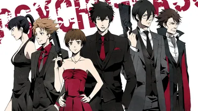 Psycho Pass, Shinya Kogami, Tsunemori Akane, Аниме Обои HD / Обои для рабочего стола и мобильного телефона картинки