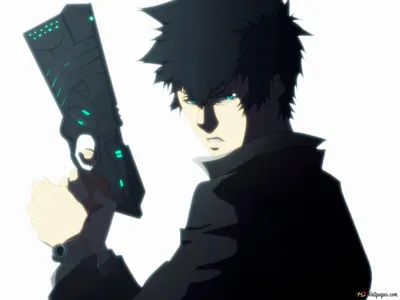 Kougami Shinya - Psycho Pass HD обои скачать картинки