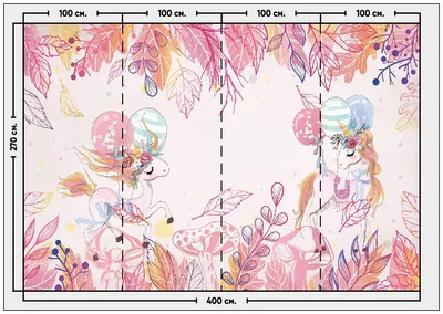 Фотообои / флизелиновые обои Волшебные единороги 4 x 2,7 м — купить в  интернет-магазине по низкой цене на Яндекс Маркете картинки