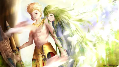 Fate/Grand Order - Gilgamesh & u0026 Enkidu 2K скачать обои картинки