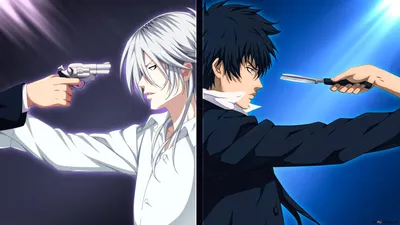 Psycho-Pass: Shougo Makishima \ u0026 Shinya Kougami HD Hintergrundbild herunterladen картинки