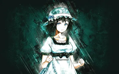 Скачать обои Mayuri Shiina, Steins Gate, blue stone background, Steins Gate characters, Japanese manga, Mayuri Shiina Steins Gate, Shiina Mayuri для монитора с разрешением 2880x1800. Высококачественные обои HD картинки картинки