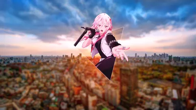 ID обоев: 126720 / Guilty Crown, Inori Yuzuriha, картинка в картинке скачать бесплатно картинки