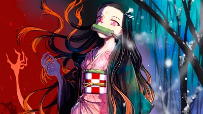 Nezuko Kamado Angry Demon Slayer Art Wallpaper, HD Anime 4K Wallpapers, Images, Photos and Background картинки