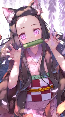 328962 Nezuko Kamado, Cute, (Kimetsu no Yaiba), 4k - Rare Gallery HD Wallpapers картинки