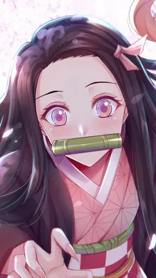 Скачать обои ID: 386976 / Anime Demon Slayer: Kimetsu no Yaiba Phone Wallpaper, Nezuko Kamado, 1080x1920 скачать бесплатно картинки