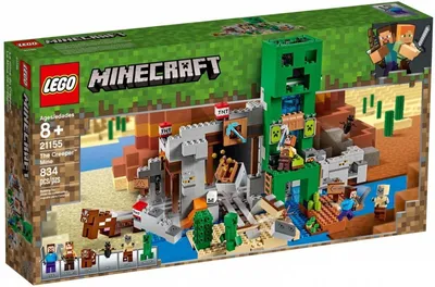 Конструктор LEGO® Minecraft Шахта крипера 21155, 834 шт. - 1a.lv картинки