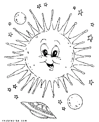 Раскраски на тему космос глазами детей картинки