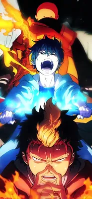 Скачать бесплатно обои ID: 423040 / Anime Blue Exorcist Phone Wallpaper, Rin Okumura, Ryuji Suguro, Ao No Exorcist, 828x1792 скачать бесплатно картинки