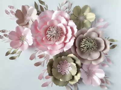 Pin on Paper flowers | Виды и сочетание цветов картинки