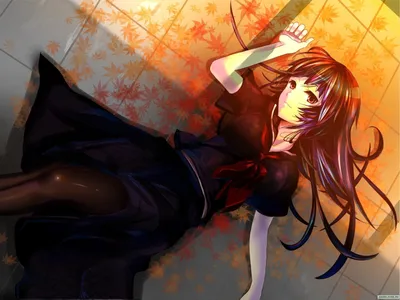 Tasogare Otome x Amnesia, Kanoe Yuuko, Anime girls, School uniform  Wallpapers HD / Desktop and Mobile Backgrounds картинки