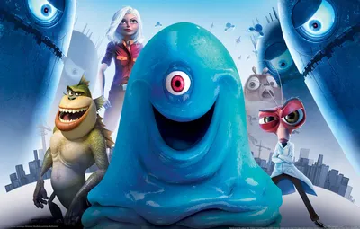 Обои Монстры против пришельцев, Monsters vs. Aliens картинки на рабочий  стол, раздел фильмы - скачать картинки