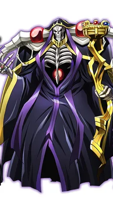 Скачать обои ID: 463805 / Anime Overlord Phone Wallpaper, Ainz Ooal Gown, 720x1280 скачать бесплатно картинки