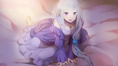 ID обоев: 101815 / Re:Zero Kara Hajimeru Isekai Seikatsu, аниме девушки, Эмилия (Re: Zero) скачать бесплатно картинки