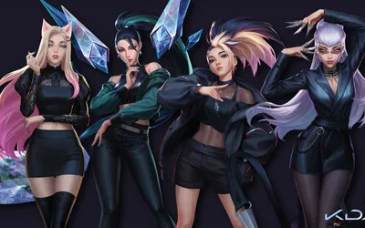 League of Legends: K/DA PopStars (Самые крутые) 8K загрузка обоев картинки