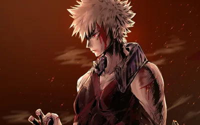 Katsuki Bakugo My (MHA) 4K Phone iPhone обои #9500b картинки