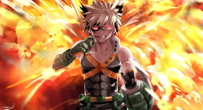 504136 Katsuki Bakugou - Rare Gallery HD Wallpapers картинки