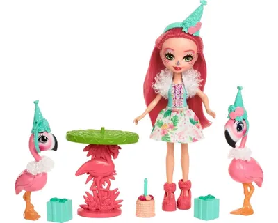 Набор Enchantimals Let's Flamingle Dolls (Энчантималс Фэнси Праздник  Фламинго) картинки