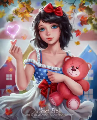 Фото Snow White / Белоснежка из мультфильма Snow White and the Seven Dwarfs  / Белоснежка и семь гномов, by yanaidraws картинки