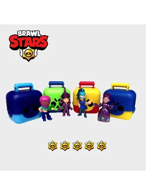 4 фигурки-игрушки Brawl Stars боксы с персонажами и карточками бравл старс  Brawl Stars 29960600 купить в интернет-магазине Wildberries картинки