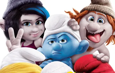 Обои Париж, семья, гномы, Paris, гномики, Смурфики 2, The Smurfs 2 картинки  на рабочий стол, раздел фильмы - скачать картинки