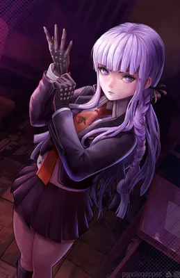 Danganronpa.Kyoko Kirigiri Samsung Galaxy S4 обои.1080×1920 – Kawaii Mobile картинки