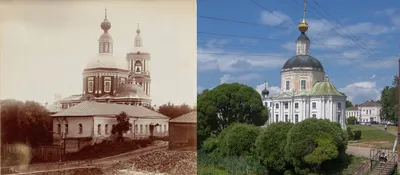 Церковь Рождества Пресвятой Богородицы в Вязьме в 1912 г. и 107 лет спустя картинки