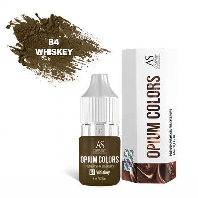 AS Company Opium Colors B4-Whiskey пигмент для татуажа и перманентного  макияжа бровей купить в Омске за 1 500 руб. картинки