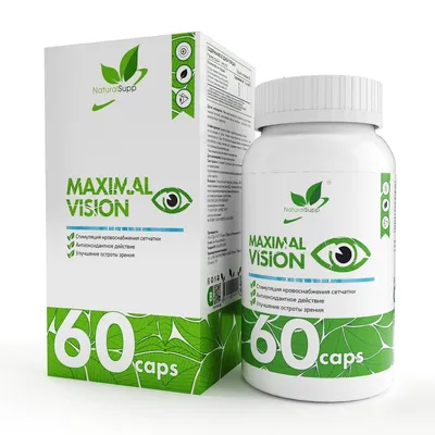 Для зрения NATURALSUPP Maximal Vision капсулы 60 шт. - купить в Москве,  цены на СберМегаМаркет | витамины, минералы и пищевые добавки 4631144090457 картинки