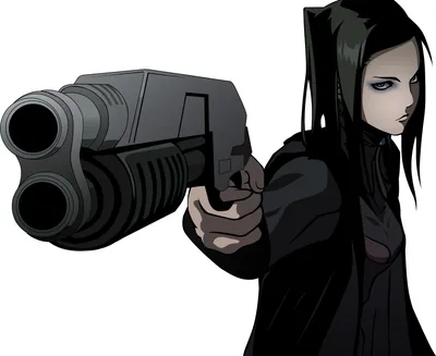 ergo proxy gun re-l mayer оружие белый | konachan.com - Konachan.com Аниме Обои картинки