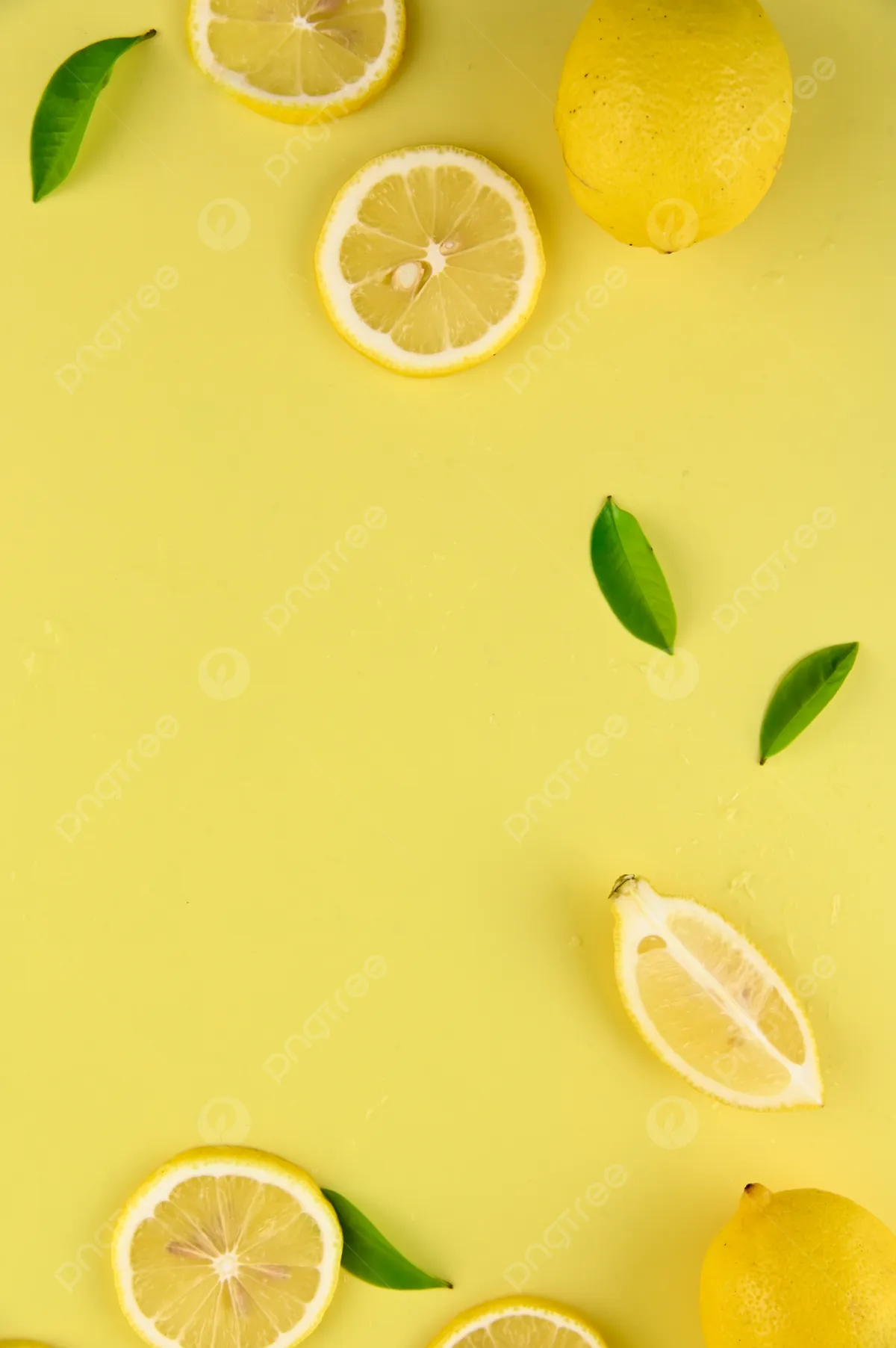 Лимонный фон
