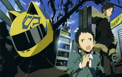 Обои эмоции, дома, шлем, телефон, арт, durarara!!, celty sturluson, izan to orihar, suruhito yasuda, mikado ryugamine картинки на рабочий стол, раздел прочее - скачать картинки