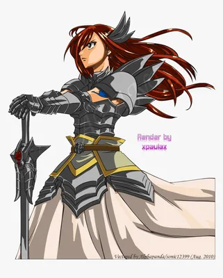 Erza Scarlet Wallpaper Iphone, Png Download - Erza Scarlet Wallpaper Phone, Transparent Png, Transparent Png Image - PNGitem картинки