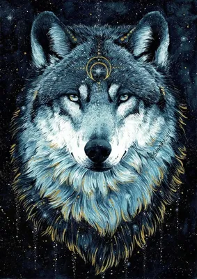 Я рисую | Wolf illustration, Spirit animal art, Wolf poster картинки