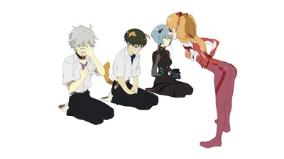 Kaworu Nagisa Shinji Ikari Asuka Langley Soryu Misato Katsuragi Rei  Ayanami, Shinji Mikami, black Hair, fictional Character, desktop Wallpaper  png | PNGWing картинки