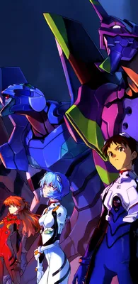 Neon Genesis Evangelion, anime boys, fan art, 2D, mech, brunette, short  hair, HD phone wallpaper картинки