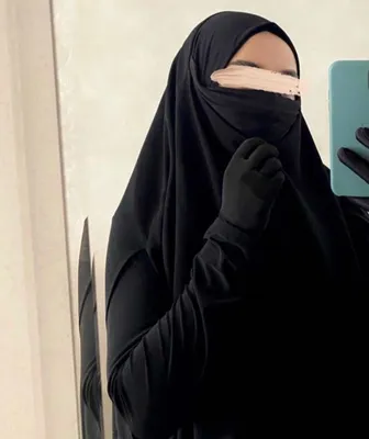 𝒥𝒶𝓃𝓃𝒶𝓉 | Niqab fashion, Black hijab, Niqab картинки