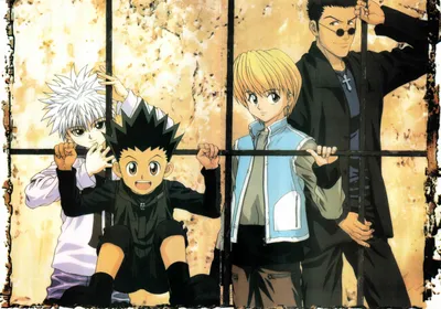 Охотник х Охотник (Kurapika Gon Freecss Killua Zaoldyeck Leorio) обои | 6361x4455 | 681507 | обоиUP картинки